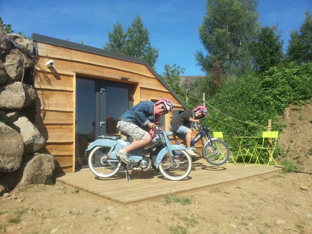 Domaine De L'Ours / Camping Lodge Saint-Urcize ภายนอก รูปภาพ